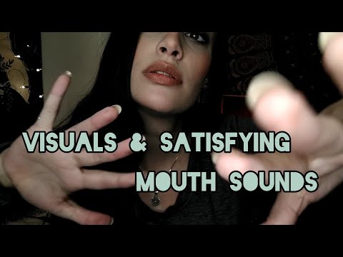 Fast, Aggressive ASMR Hand Movements & Mouth Sounds | Visuals, Tongue Clicking (CV for Anonymous)