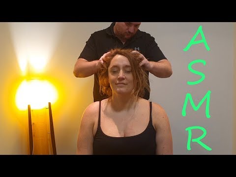 [ASMR] Head, Neck, Scalp & Shoulder Seated Massage [No Talking][No Music]
