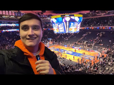 ASMR at NY Knicks NBA Basketball Game 🏀💤 (public asmr)