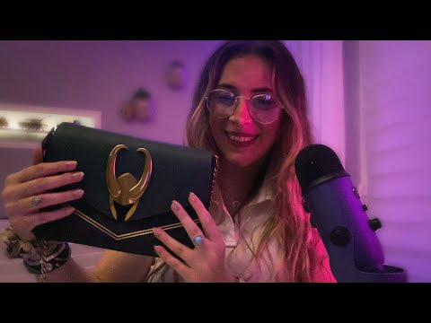 ASMR my birthay haul!🥳 tapping & scratching🎁 (whispers)