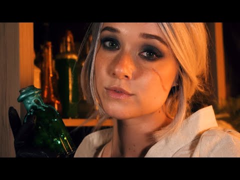 ASMR Brew Potions w/ Me 🌿😴 Ciri | The Witcher 🐺 Soft Speaking, Fireplace Ambience 🔥