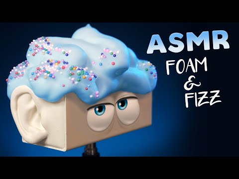 ASMR FOAM & FIZZ | Bubbling, Crackling, Popping Triggers for Sleep & Tingles