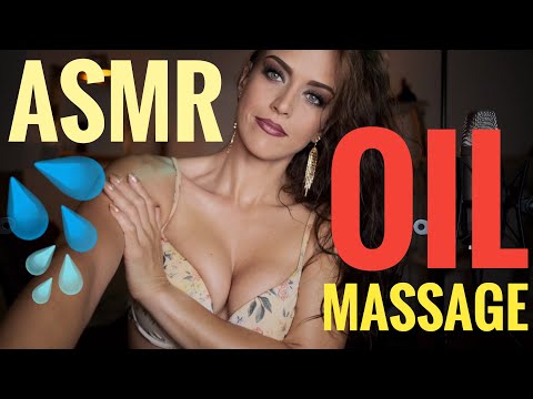 ASMR Gina Carla 💦😲 Oil Massage! Let’s relax together!
