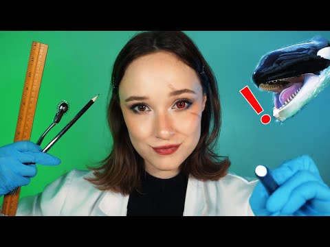 ASMR Evil Scientist Creates You (Orca-Bot w/ a Thirst for Yachts🐋⚔️🛥️) | Eye Exam, Do As I Say