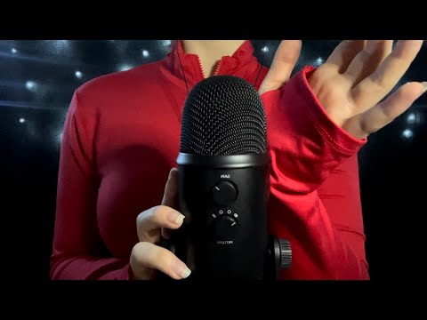 ASMR - Hand Sounds & Microphone Rubbing (Whispering)