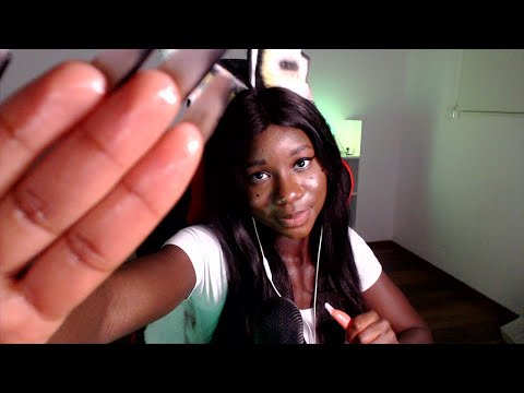 ASMR | Face Massage ✨FACE TOUCHING | *Mouth Sounds*