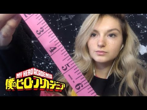 Measuring You ASMR ~ B Measures You For Your Hero Costume! (MHA/BNHA) // Whispering
