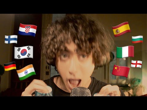 ASMR HELLO IN DIFFERENT LANGUAGES