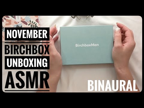November Birchbox Unboxing ASMR