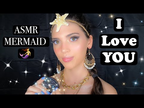 ASMR Mermaid Princess Takes Care of You (Kisses,Personal Attention, Waves Sound & Tingles)