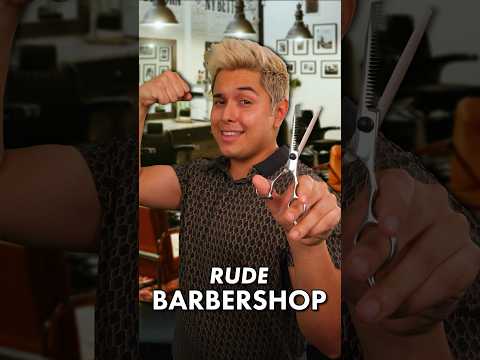 Rude Barbershop ✂️ | #ASMR #shorts