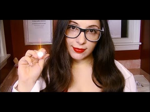 ASMR Binaural (3D) Cranial Nerve Examination Role Play for Tingles, Relaxation, and Sleep