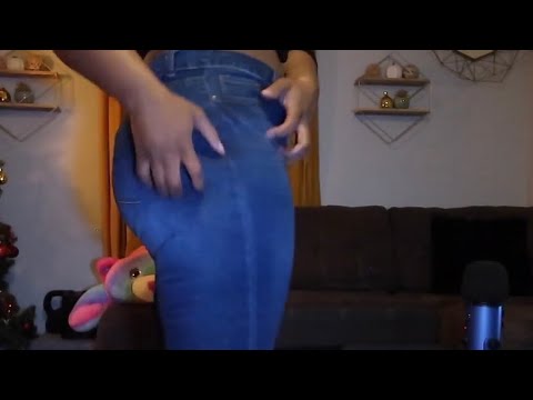 ASMR | Relaxing Rubbing and Scratching My Jean Pants