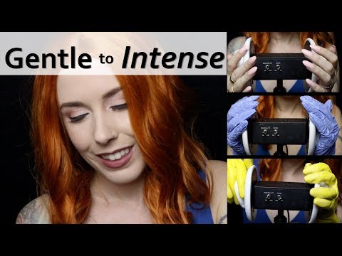 Progressive ASMR Ear Massage: Gentle to Intense with Scratching, Lotion, & Gloves