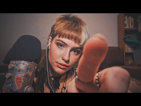 ASMR Hand Movements 👐 with some mouth sounds