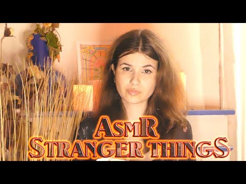 ASMR inspired by Stranger Things - Cleaning your wound and drawing Vecna's house