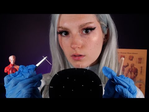 ASMR Doctor Removes Stuff From Your Head | Pointy Pins in Mic | Sound Pulling