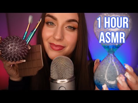 1 HOUR BACKGROUND ASMR for Relaxing, Studying, Sleeping | No Talking Triggers for Tingles & Sleep