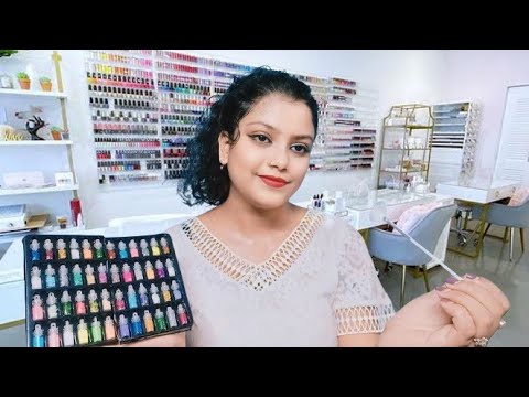 ASMR | Nail Artist Doing Your Nail Extensions | 💅✨