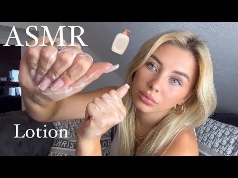 ASMR | HAND LOTION🧴 & SOUNDS | moisturizer | wet noises 🧼 Relax and Chill with Julijana [German]