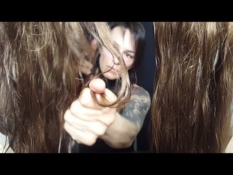 ASMR * HairDryer (Off) / Straightening / Curler *