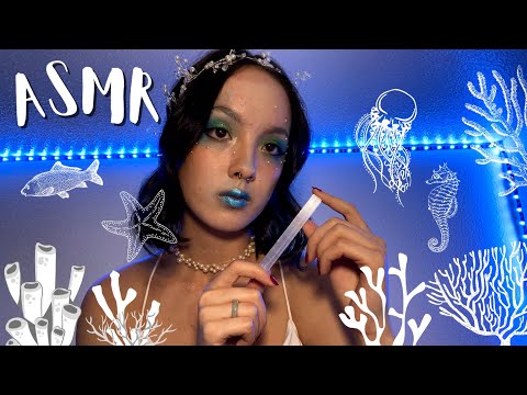ASMR Ocean Goddess heals your brain and asks for your soul + affirmations (putting you to sleep)