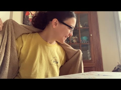Asmr~ Tracing & Painting your face(Tapping, Scratching, Visuals..)
