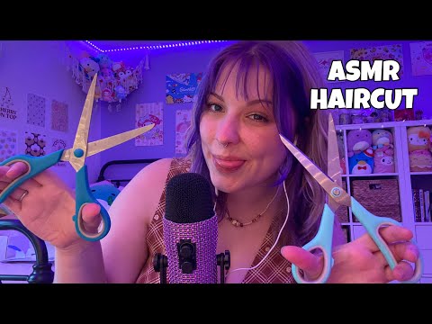 ASMR a quick haircut! also a tingly fast and aggressive chaotic one 💇‍♀️💇‍♂️✨💗