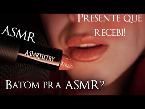 ASMRtistry One Lipstick - Unboxing, Sons de Boca, e monstrando esse produtinho MARA.
