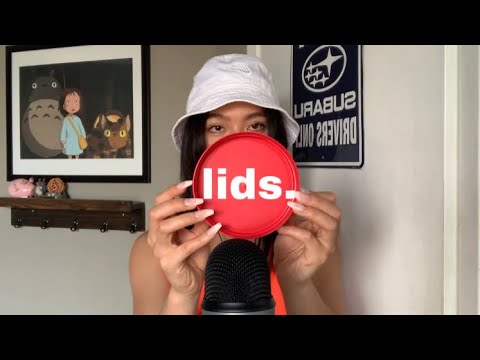 asmr… lid sounds! (tapping, scratching, whispering)