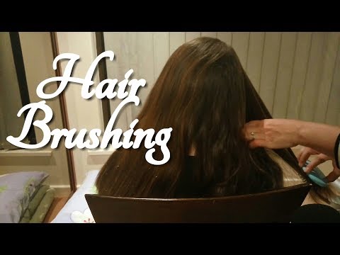 ASMR Brushing My Niece's Hair - No Talking (Prairie)