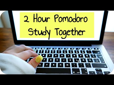 ASMR Study With Me! 2 Hour Pomodoro Session (Keyboard Sounds, Inaudible, Writing, Rain) ✍️