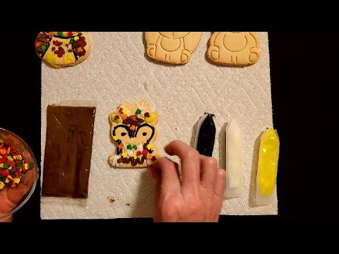 ASMR | Decorating Woodland Animal Cookies (Whisper)