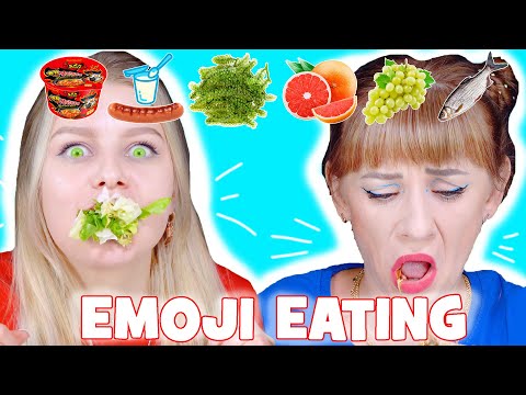 ASMR Tik Tok Emoji Eating 2023 | Sween, Sour, Spicy Food Mukbang