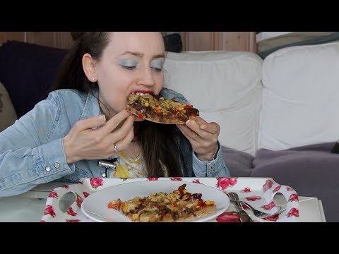 ASMR Whisper Eating Sounds | Pizza