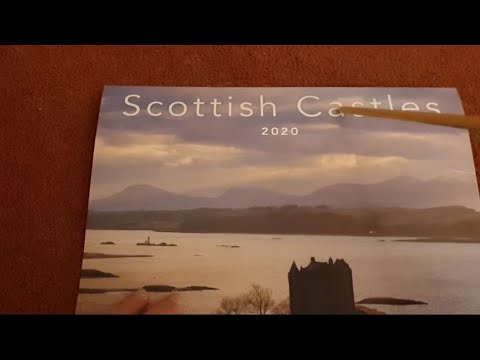 ASMR // Whispered Scottish Castles 🏰 / Tracing / Tapping //