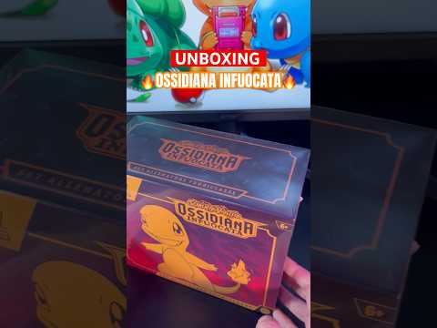 Apro il nuovo box di OSSIDIANA INFUOCATA | ASMR✨ #unboxingvideo #pokemoncards