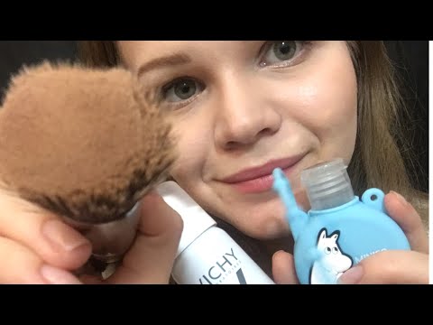 ASMR | Tapping on Travel-Sized Products | CloseUp Whispering