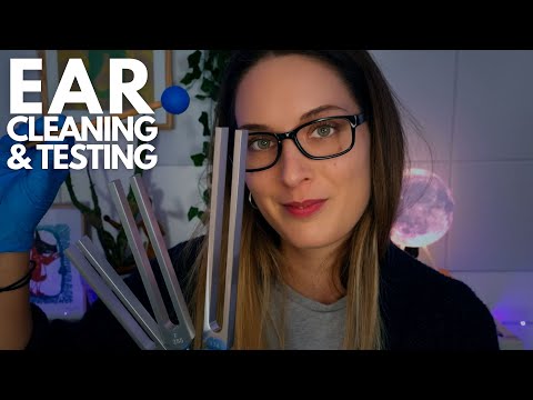 ASMR | Realistic ear cleaning and audition testing | Soft spoken | Roleplay
