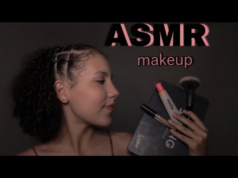 ASMR- te maquiando enquanto agente conversa | makeup