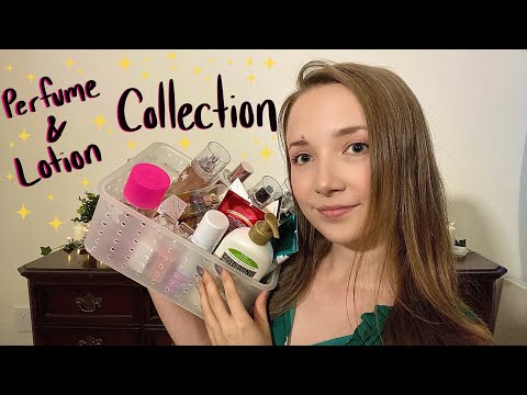 ASMR Perfume & Lotion Collection (whispering, tapping, scratching, liquid sounds) ✨💞