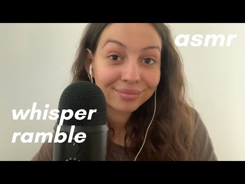 ASMR - whisper ramble // my dog got chased :(