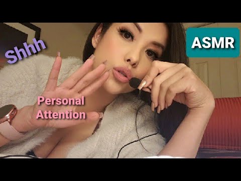 ASMR| Lo-fi Repeating SHHH ITS OK Personal Attention Affirmation Reassurance Hand Movements Whispers