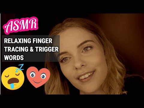 ASMR Finger Tracing & Trigger Words - Ear To Ear