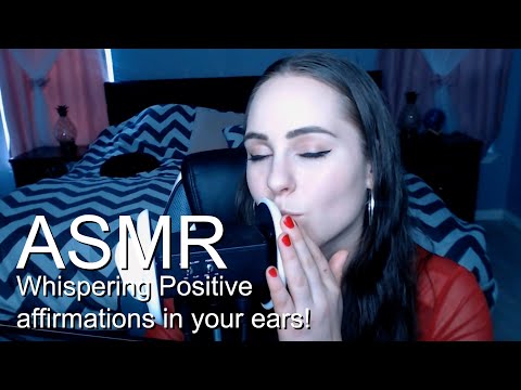 Positive Affirmations Whispered in your ears & Tapping for extreme Tingles