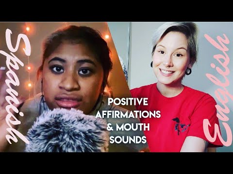 ASMR | Positive affirmations & mouth sounds 💞