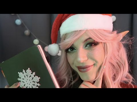 ASMR | Christmas Elf Takes Your Measurements and Sketches You! 🎁