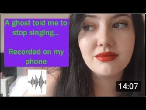 I caught a ghost's voice on my phone   Part 1