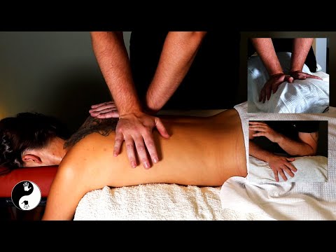 [ASMR] 1 Hour Luxury Back Massage Mixing Shiatsu with Soft Tissue Massage [No Talking][No Music]