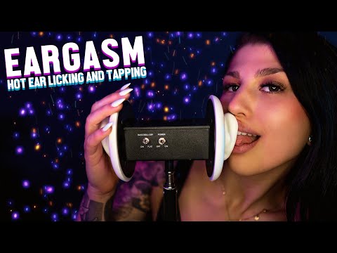 ASMR I Eargasm - Hot Ear Licking and Tapping I deutsch